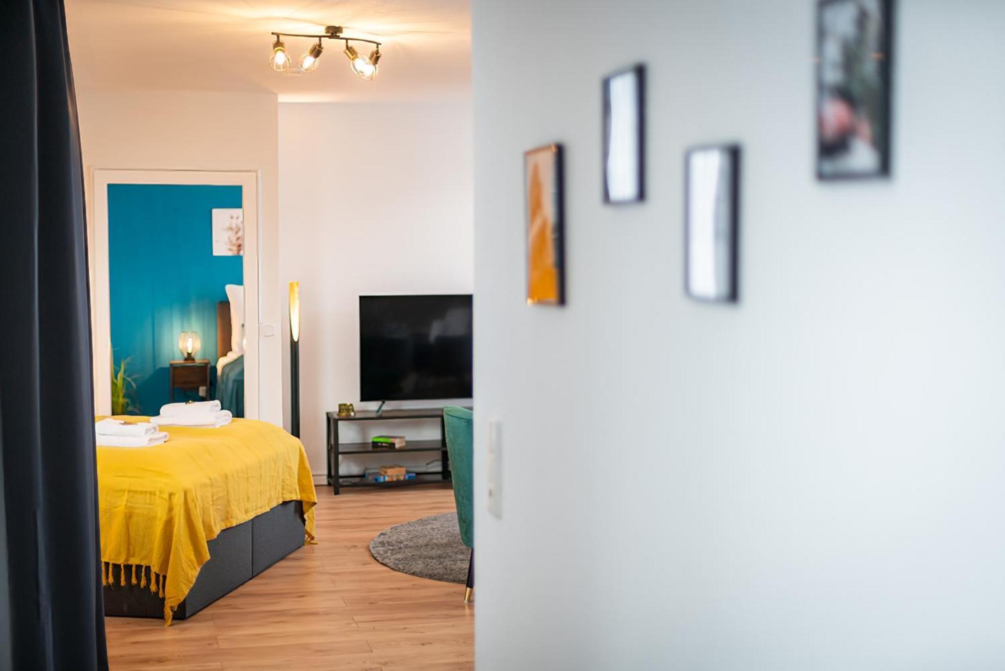 Free Living - City Design Apartments, Zentrum, Outlet, Balkon, Kueche ウォルフスブルク エクステリア 写真
