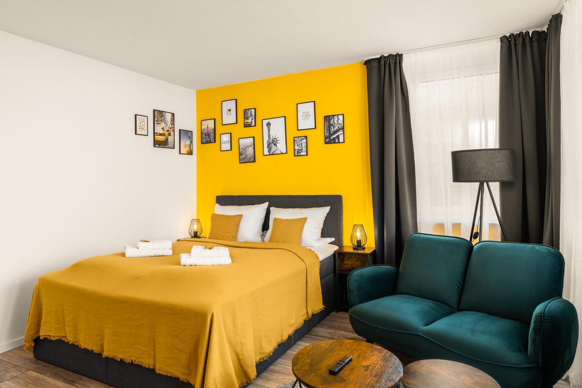 Free Living - City Design Apartments, Zentrum, Outlet, Balkon, Kueche ウォルフスブルク エクステリア 写真
